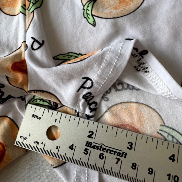 Mentally Exhausted Women's 1/2 Button Up Peachy Pajama Sleep‎ Romper White Large - Picture 9 of 11